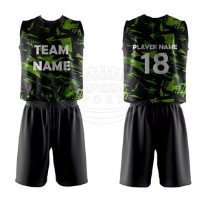 Heat-Transfer Printed 100% Polyester <b>Volleyball</b> Uniform <b>Set</b> with Personalized Logo and Number Printing Custom Sizes Available - Product Image 3