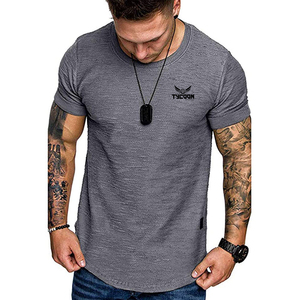 T-shirt de Fitness pour homme, imprimé GYM, course à pied, été, 2022 - Product Image 4