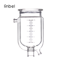 Tanque de Agitación de Vidrio con Chaqueta de 500 ml, 1 L, 5 L, 10 L, 20 L, 30 L, 50 L, 100 L, 200 L, Reactor Químico de Laboratorio