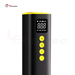 เครื่องสูบลมยางรถยนต์ขนาดเล็กอัจฉริยะ 12V ABS แบบพกพา พร้อมหน้าจอดิจิตอล ตั้งค่าแรงดันล่วงหน้า หยุดอัตโนมัติ 70W LEMATEC LE-DTI-67-1 - Product Image 4