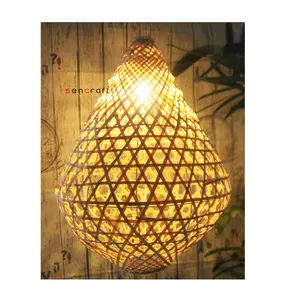 Traditional design Lantern and lampshade Lamp Covers and Shades made of 100% natural bamboo ecofriendly