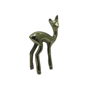 Sculptures de cerfs en aluminium en vrac faites à la main Figurines abstraites or fini pour la maison salon décor Sculpture de bureau - Product Image 4