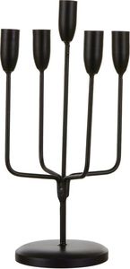 Porte-bougie décoratif en fer à 2 lumières avec finition noire pour la décoration de la maison Support de bougie de table. - Product Image 6