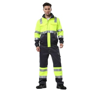 Overol de Seguridad Reflectante con Logotipo Personalizado, Ropa de Trabajo Protectora Industrial para la Construcción - Product Image 2