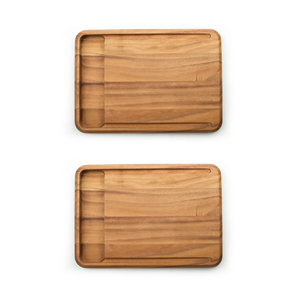 Tabla de cortar de madera de acacia hecha a mano más vendida, tabla de carne esencial para cocina, decoración de cocina casera, venta al por mayor de Vietnam - Product Image 4
