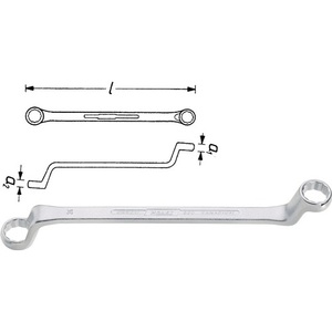 Socket Wrench Double <b>Ring</b> <b>Spanner</b> 630 30 X 32 mm 365 mm by HAZET - Product Image 4