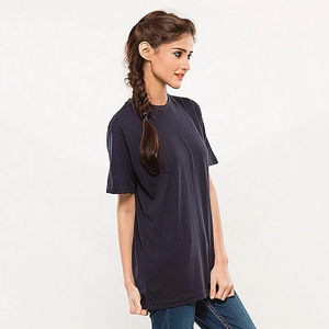 Multicolor 100% algodón Mujer camiseta cena calidad directa fábrica fabricación suave algodón camiseta para niñas exportación - Product Image 1