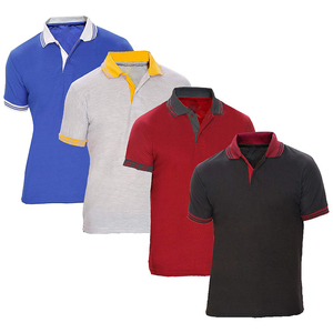 เสื้อโปโลสำหรับผู้ชายออกแบบเองได้สำหรับใส่ตีกอล์ฟผ้าคอตตอน100% 16สีพื้นดีไซน์สวยดึงดูดใจปรับแต่งได้ตามต้องการ - Product Image 3