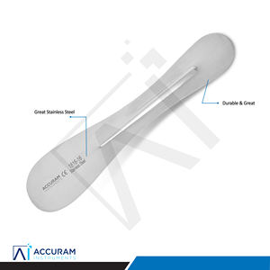 ไม้พายปูนปลาสเตอร์แบบแข็ง Accuram Professional ขนาด 17 ซม. ทำจากสแตนเลส สำหรับงานทันตกรรม ใช้ผสม ปาด ขึ้นรูป แกะสลัก ตัด ได้มาตรฐาน CE - Product Image 3