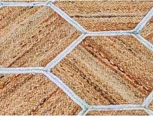 Handmade Modern Farmhouse Rectangle Jute Rug Durable 2x3 Feet for High Traffic Areas in Living Room & Bedroom - Product Image 4