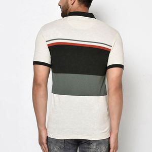 Alta calidad OEM bajo MOQ impresión personalizada bordada 220g Color sólido tallas grandes hombres polos Color personalizado - Product Image 4