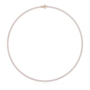 11.31 Carat F-G/VS Lab Grown Round Cut Diamond <b>Tennis</b> <b>Necklace</b> 20 Inch in <b>Sterling</b> <b>Silver</b> Elegant Gift for Her - Product Image 3