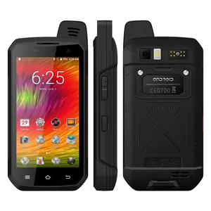 Uniwa B6000 PTt Walkie Talkie 4G điện thoại gồ ghề 4GB + 64GB không thấm nước 5000mAh Android 9 SOS NFC OTG điện thoại gồ ghề