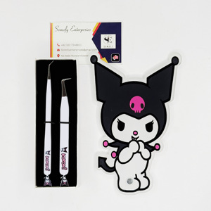 Hello Kitty Trap Lash Tile Extensions de cils Pince à épiler Logo personnalisé Carreaux acryliques Coeur Papillon Écologique Personnalisé Privé - Product Image 1