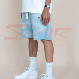 Short de survêtement personnalisé pour homme en toile de coton confortable et respirante avec fermeture à cordon Prix de vente entier - Product Image 3