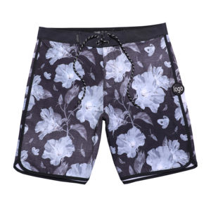 Short de sport pour hommes personnalisé en gros Shorts de basket-ball en polyester imprimé écologique avec poches zippées personnalisées - Product Image 5