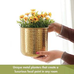 Soporte de flores de hierro puro con acabado antiguo, diseño único, maceta para interiores, soporte para maceta, decoración personalizada, decoraciones de boda - Product Image 4