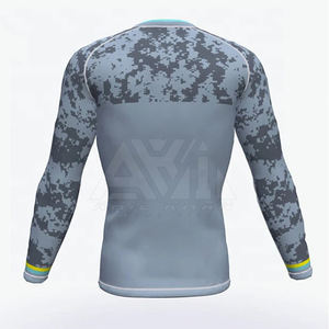 Diseña Tu Propia Camiseta Deportiva de Manga Larga para Hombre, Transpirable, de Spandex/Poliéster, con Colores y Logotipos Personalizados, Alta Calidad - Product Image 4