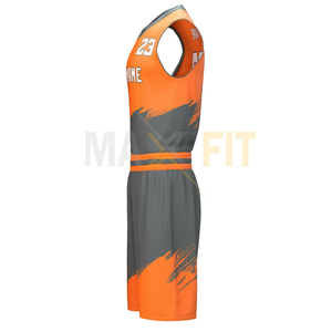 Uniforme de basket-ball pour hommes et femmes, ensembles d'uniformes de basket-ball en tissu respirant à séchage rapide de haute qualité par MAXFIT entreprises - Product Image 6