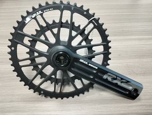 Manivelle de vélo de route 10/11 vitesses 50/34T BCD110mm creux Double disque <span class=keywords><strong>pignon</strong></span> en alliage d'aluminium 170mm Kit course vélo pédalier partie - Product Image 1