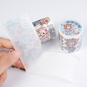 Autocollants personnalisés mignons et kawaii, fournitures de papeterie et de journalisation, faible MOQ, ruban washi personnalisé OEM - Product Image 2