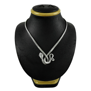 สร้อยคอเงินสเตอร์ลิง925สร้อยคอเงินหนาสร้อยคอเงินอินเดียเครื่องประดับเงินสเตอร์ลิง925ขายส่งจำนวนมาก - Product Image 1