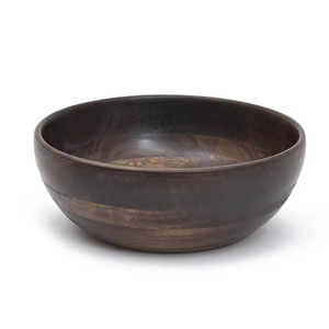 Cuenco decorativo para servir verduras, ensaladera de madera de acacia con acabado Natural para el hogar, centro de mesa, ensaladera - Product Image 6