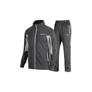 Survêtements pour hommes Survêtements pour hommes Survêtements pour hommes 2 pièces Décontracté Athlétique Jogging Warm Up Full Zip Sets - Product Image 2