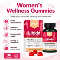 Gomitas Estimulantes del Deseo Femenino de Marca Privada OEM, Extracto de Raíz de Maca para Hombres/Mujeres - Suplemento Herbal para el Equilibrio Hormonal y la Energía