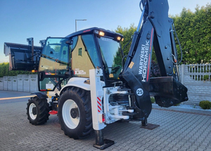 Chargeuse sur pneus et pelle rétrocaveuse Hidromek 102B ALPHA avec chargeur frontal, moteur FPT, pompe et roulement, charge nominale de 9 tonnes - Product Image 4