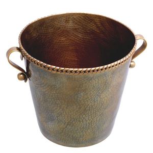 Style simple bois métal seau à glace vin bière bouteille refroidisseur seau de stockage pour la maison bar restaurant hôtel refroidisseur glace boisson bac - Product Image 4