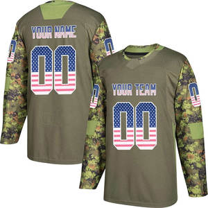 Nuevo 2022, venta al por mayor, UNIFORMES DE EQUIPO, camisa de Hockey, sublimación personalizada, estampado de camuflaje sublimado, camisetas de hockey sobre hielo - Product Image 3