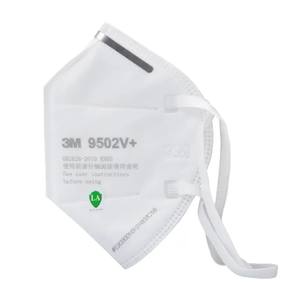 หน้ากากอนามัย 3M 9502+ KN95 แบบใช้แล้วทิ้ง 5 ชั้น ผลิตจากผ้าไม่ถักทอ พร้อมวาล์วช่วยหายใจ ดีไซน์พับแบน - Product Image 3