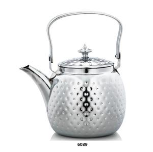 Hammered Gold Stainless Steel Tea Serving <b>Kettle</b> Pot With Lid & Handle Decorative Tea Pot For Home Hotel & Restaurant Decor - Product Image 4