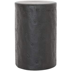 Taburete lateral de metal para sofá, taburete redondo de aluminio fundido hecho a mano, consola con incrustaciones de hueso para muebles de sala de estar - Product Image 1