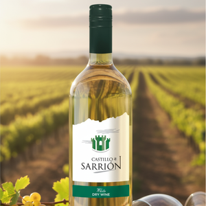 Rượu vang trắng khô Castillo De Sarrion Airen & Macabeo 11% Vol, cấp độ cơ bản, 075L, mã 8429531013686, xuất xứ Tây Ban Nha - Product Image 2