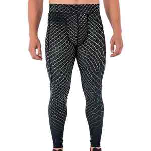 Transpirable de secado rápido Hombres Sublimación Yoga Leggings Sólido Tobillo-Longitud Personalizado Suave Excelencia Calidad Cintura elástica Cuatro vías - Product Image 2