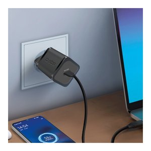 Chargeur mural USB Type-C MINI 30W GaN Power Delivery Noir TETRGAN1C30W - Product Image 4
