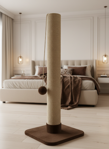 High-quality Amistar Coffee Pillar <b>cat</b> scratcher for <b>cats</b> of all breeds and sizes. - Product Image 3