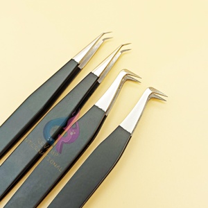 Pince à épiler et boîte d'emballage d'extension de cils Kaws noir de marque privée pour le méga volume et l'isolement Logo personnalisé gratuit durable - Product Image 3