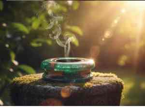 Brûleur à encens arabe en bois et résine de luxe pour la fragrance d'intérieur et la décoration du Moyen-Orient à prix réduit - Product Image 3