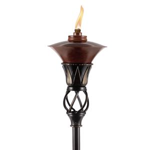 65 Inch Metal Lantern Copper Plated Garden <b>Tiki</b> <b>Torch</b> Available at Wholesale and Cheap Price Direct From Indian Factory - Product Image 1