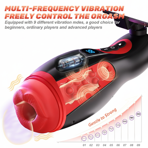 Produk Masturbasi Pria Elektrik dengan Layar Digital, Pemanas, Hisap, Getaran, dan Jendela Visual - Product Image 2