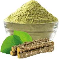 Poudre de feuilles de neem biologique pour masque facial contre l'acné et détoxification de la peau grasse, masque facial à base de plantes de lilas indien pur