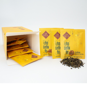 Sachets de thé vietnamiens personnalisés saveur de lotus thé biologique bon goût saveur distinctive ingrédients ISO HACCP emballage personnalisé - Product Image 4