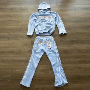 Ropa deportiva para hombre, chándales, superventas, chándales de pantalón acampanado deportivo personalizados para hombre, ropa informal de entrenamiento y jogging - Product Image 1