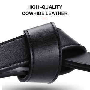 Cinturón de moda y ocio para hombre con hebilla de acero al por mayor de fabricantes - Product Image 2