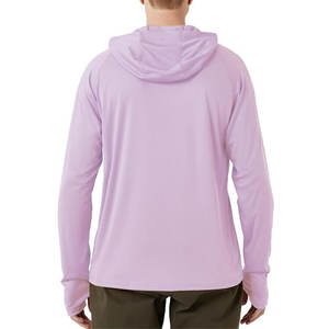 Upf 50+ Rash Protection Men Quick Dry Breathable Fishing Hooded Shirts - Product Image 4