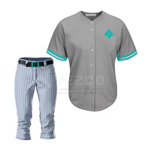 Uniforme de béisbol ligero hecho en poliéster para adultos Uniforme de béisbol más vendido de alta calidad - Product Image 2