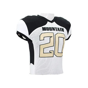 Camisetas de Fútbol Americano Cortas Transpirables Personalizadas Profesionales de Talla Grande para Hombre Adulto, Logotipo de Color Personalizado, 100% Poliéster UPF - Product Image 3